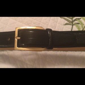 Men’s leather BALLY belt.  Beautiful black.